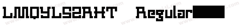 LMQYLSZRHT Regular字体转换